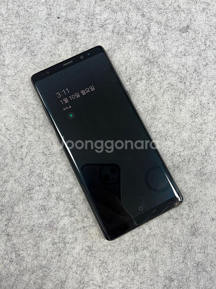갤럭시노트8 블랙 64G 가성비 단말기 서브용 퀵용 배...--2