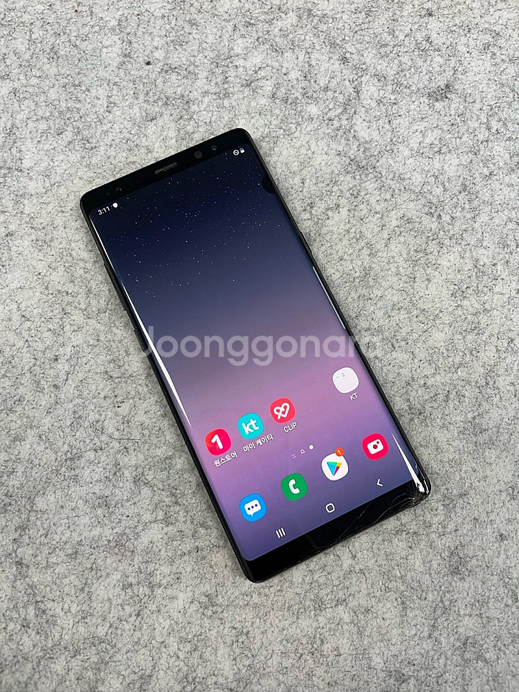 갤럭시노트8 블랙 64G 가성비 단말기 서브용 퀵용 배...--3