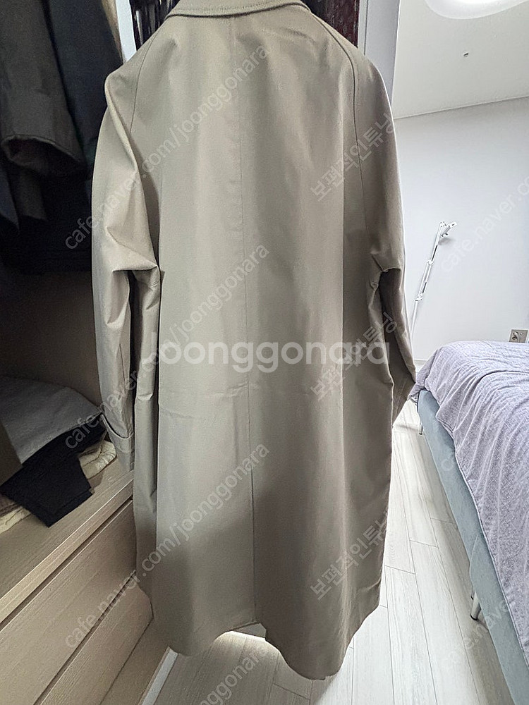 무인양품 발수 스텐 카라 코트 샌드베이지 S 맥코트--6