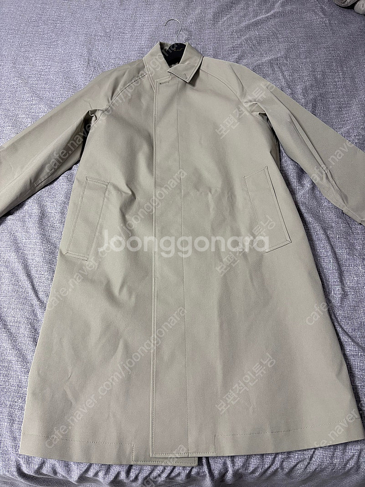 무인양품 발수 스텐 카라 코트 샌드베이지 S 맥코트--7