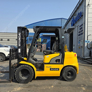 현대 3톤 12년식 더블타이어 자동발 1550만원 디젤지게차 중고지게차