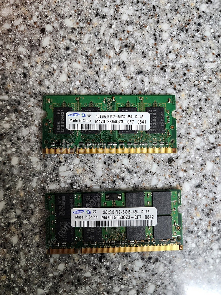 삼성 노트북 메모리 램 6400s 2GB 2개--0