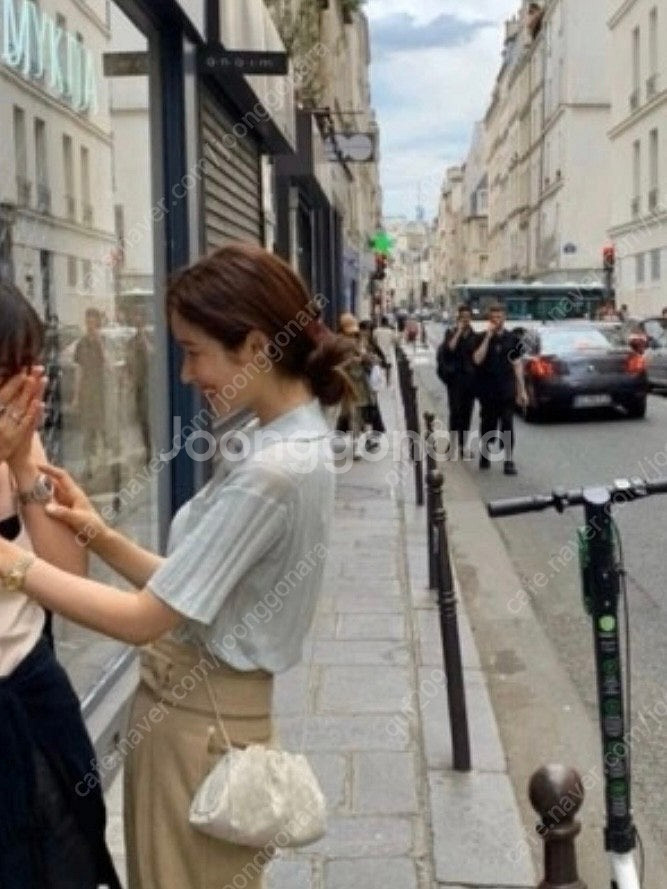 보테가베네타 차정원 만두백 미니파우치 플래스터--6