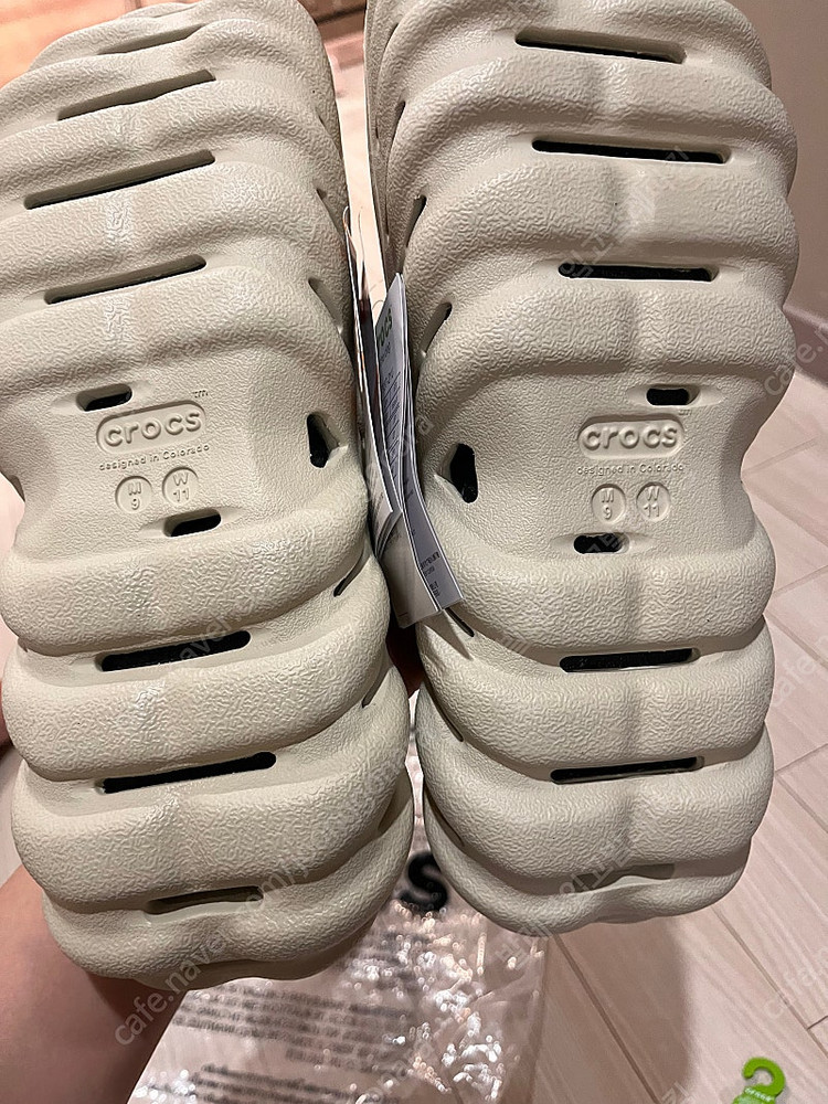 크록스 에코 클로그 본블랙 270 미사용 정품--2