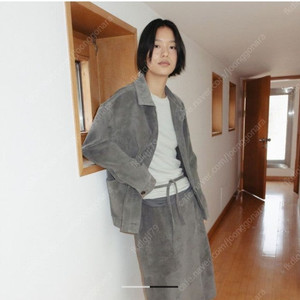 모노하 스웨이드자켓