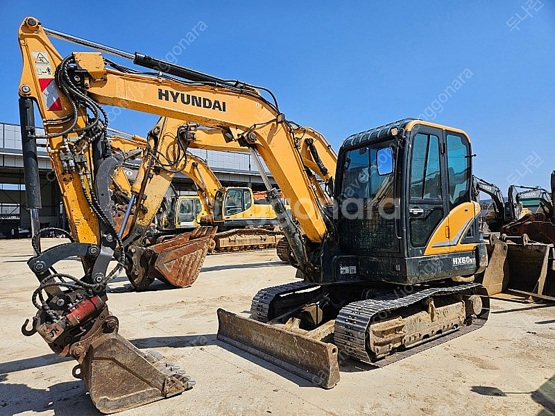현대 HX60MT 2018년식 JK 회전링크 코끼리집게...--0