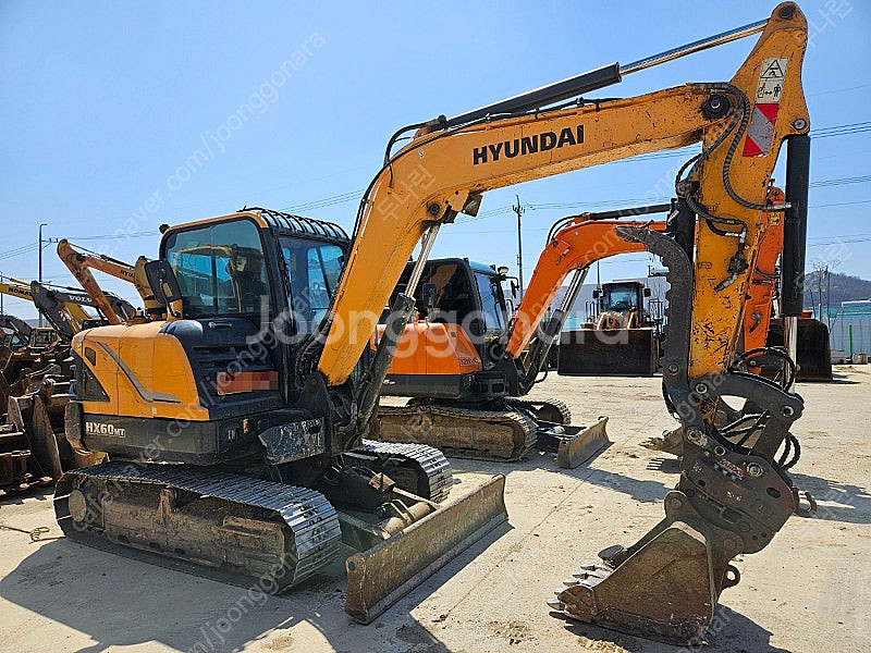 현대 HX60MT 2018년식 JK 회전링크 코끼리집게...--1