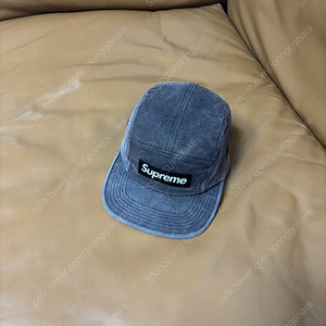 Supreme 슈프림 스톤워시드 블랙 캠프캡 모자 (Stone Washed Black)