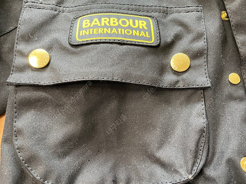 바버 인터네셔널 A7 왁스 자켓 38 사이즈--2