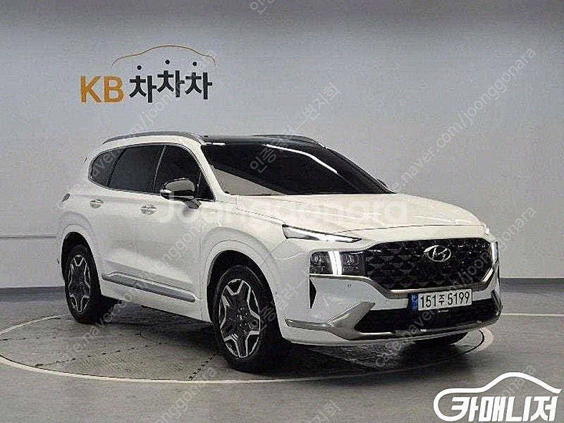 [현대]더 뉴 싼타페 하이브리드 1.6 2WD 캘리그래피 (5인승) 중고차 판매합니다--2