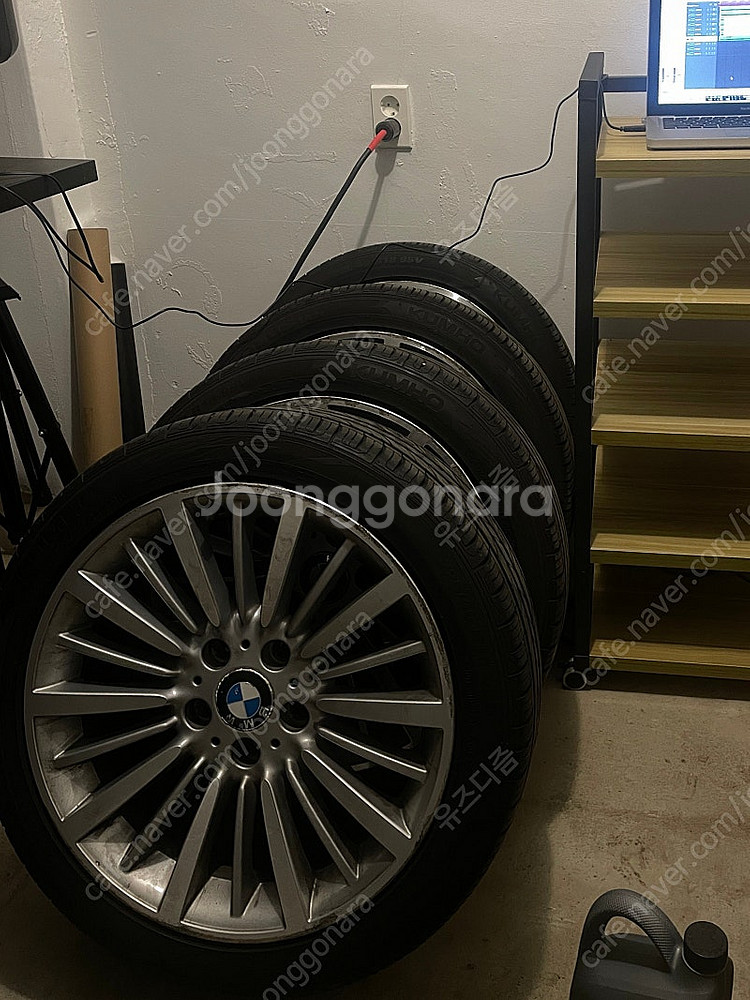 순정품 BMW 416 휠타이어 세트 한대분 / 4시리즈...--0