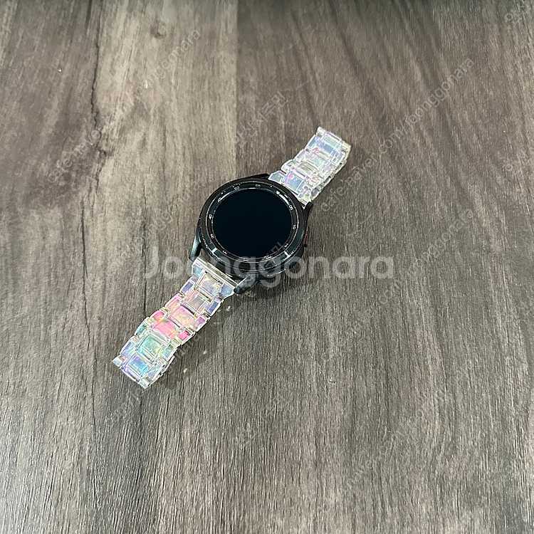 갤럭시 워치4클래식 블랙 42MM 액정S급 충전케이블포...--1