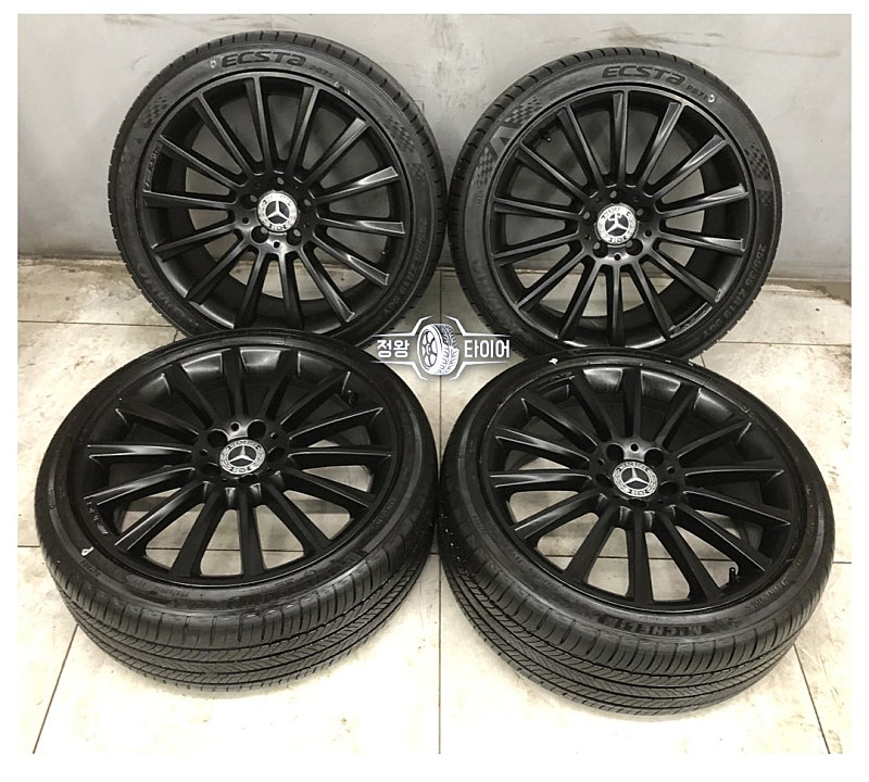 벤츠 C클래스 19인치 마차 블랙 휠타이어 225/40...--0