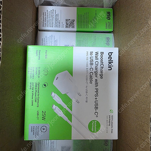 벨킨 25W 고속 충전기 USB-C 케이블 세트