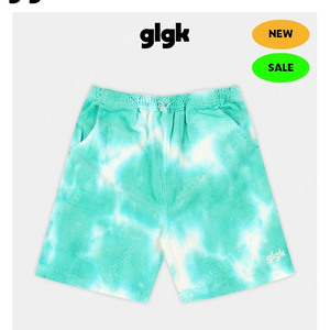 히로 glgk 타이다이 골덴 하프팬츠 민트150