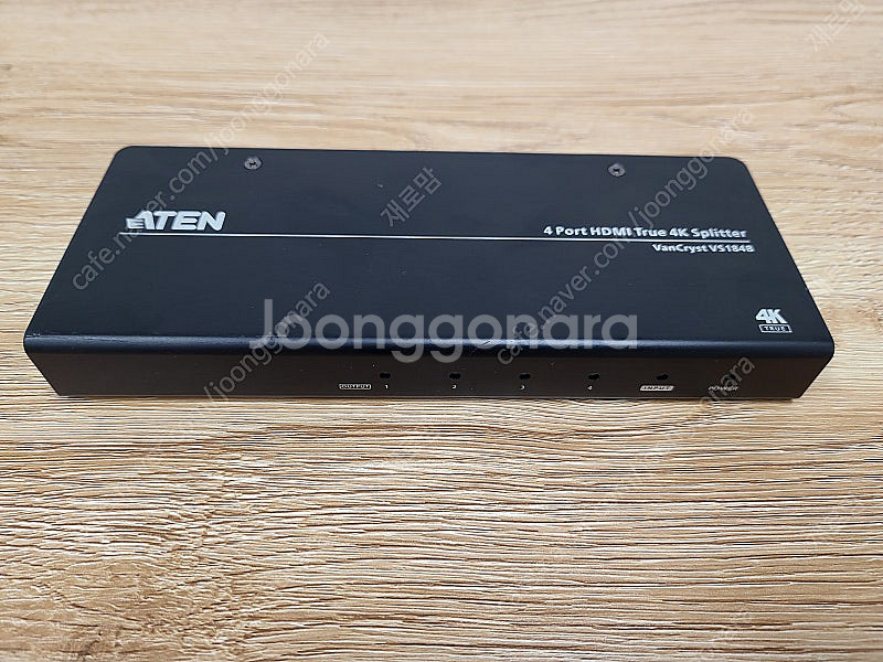 에이텐 ATEN HDMI 분배기 4포트 4K 리얼 모니...--0