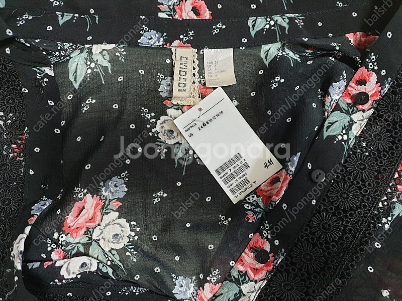 hnm 쉬폰 원피스 6 (55~55반)--4