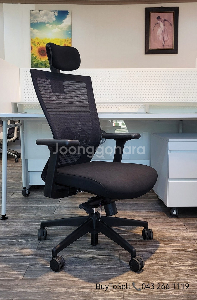 리바트네오스 T553G 중고 사무용의자 대량판매--1