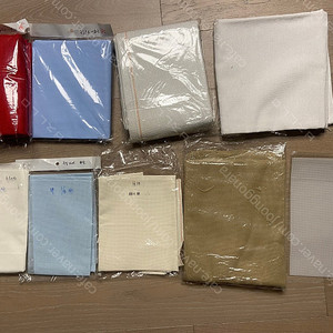 십자수 원단 & DMC 자수실 (가격인하. 택포)
