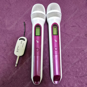 금영 무선마이크 2채널 노래방 마이크.