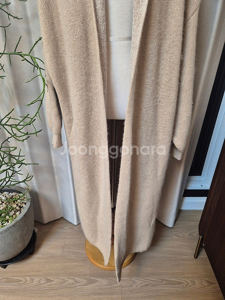 수입 라쿤 롱니트 가디건--2