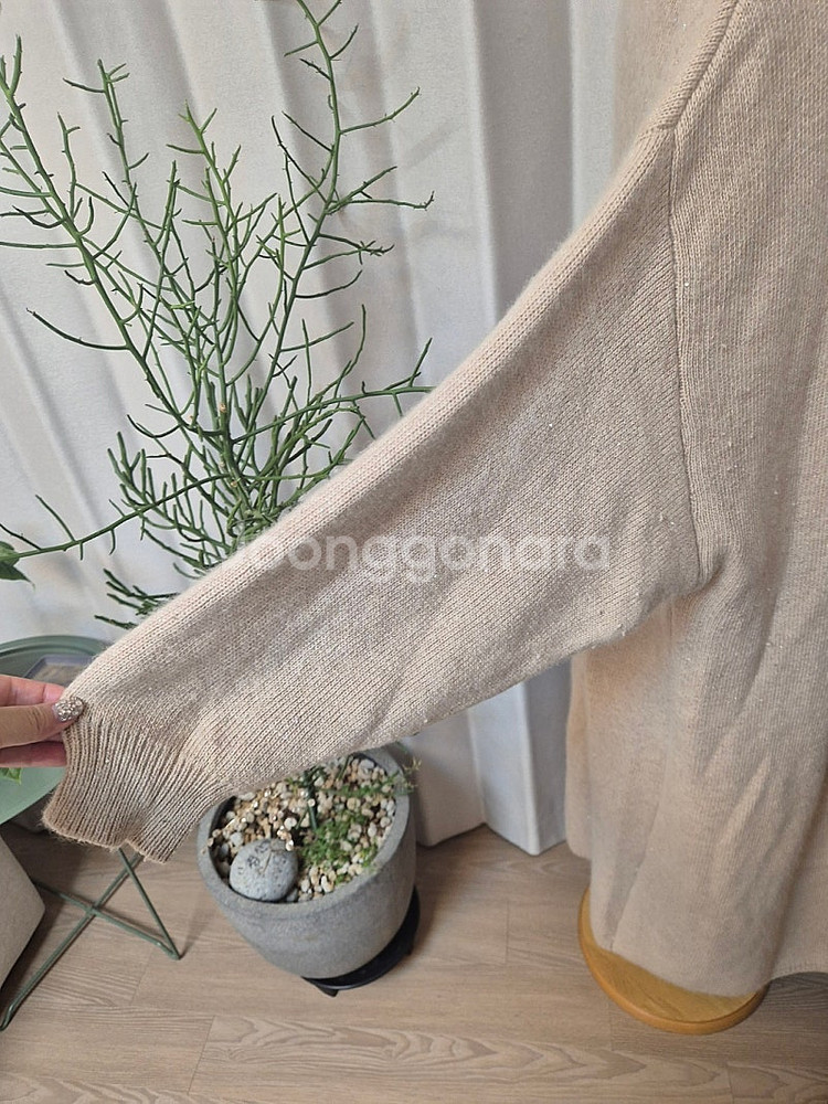 수입 라쿤 롱니트 가디건--3