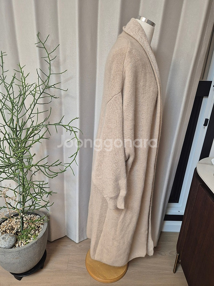 수입 라쿤 롱니트 가디건--5