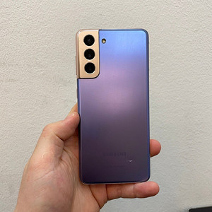 갤럭시S21 팬텀바이올렛 256GB 상태좋은 중고20만팝니다.