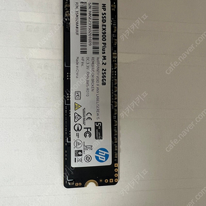 HP ssd 256기가 팝니다.