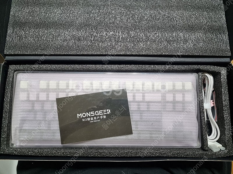 청주 몬스긱 MONSGEEK M3 풀알루미늄 퍼플 팝니...--1