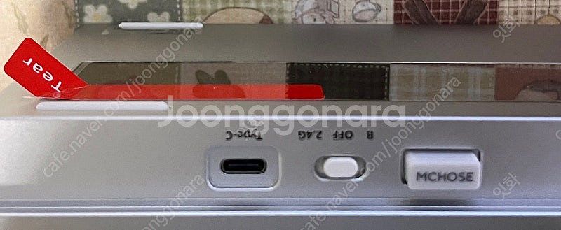 프리플로우 MCHOSE GX87 풀알루 키보드 실버그린...--2