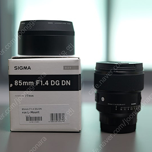 시그마 85mm F1.4 DG DN L 마운트 판매합니다 (85.4)