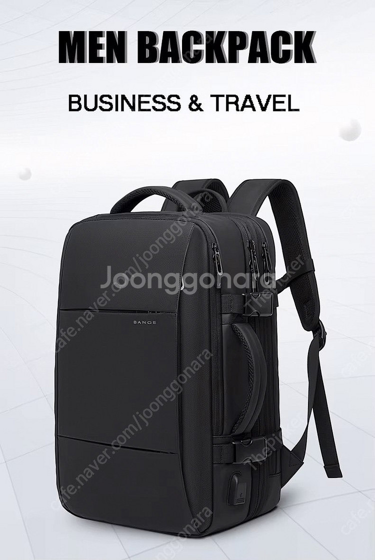 Bange 비즈니스 백팩 (37L 녹색)--1