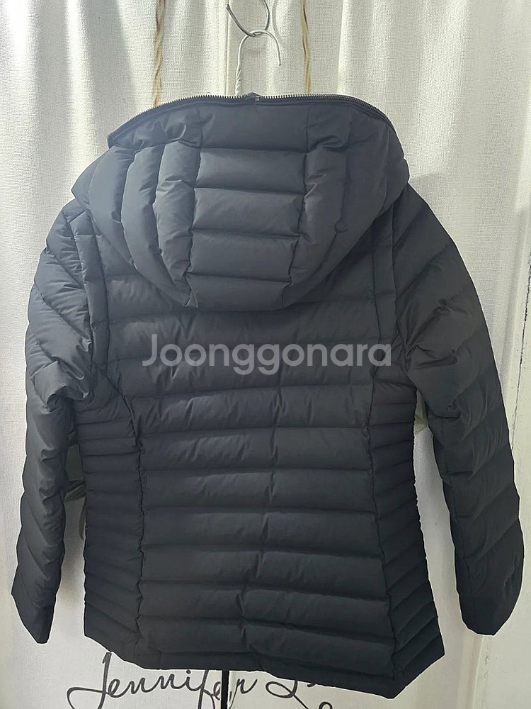 dkny 블랙 후드 구스 경량패딩95--6