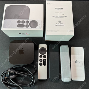 애플TV Apple TV 4K 3세대 128GB - Wi-Fi+이더넷 with 애플케어+ (MN893KH/A) 팝니다.