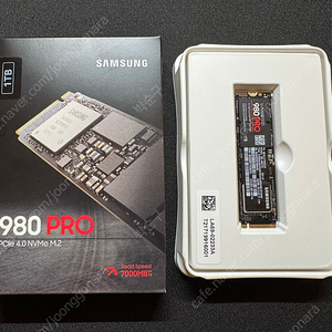 삼성전자 980 PRO M.2 NVMe SSD 1TB 팝니다.