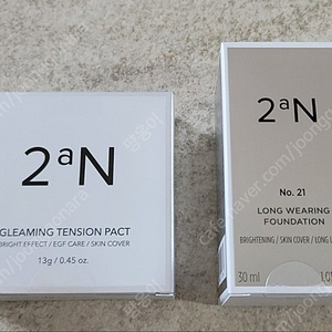 투에이엔2aN 텐션팩트21호, 롱웨어링 파운데이션팝니다
