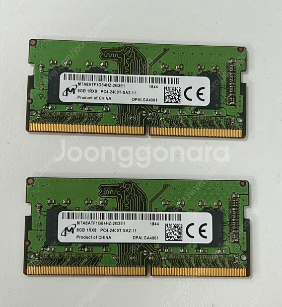 마이크론 노트북 메모리 PC4-2400T 8G x 2e...--0