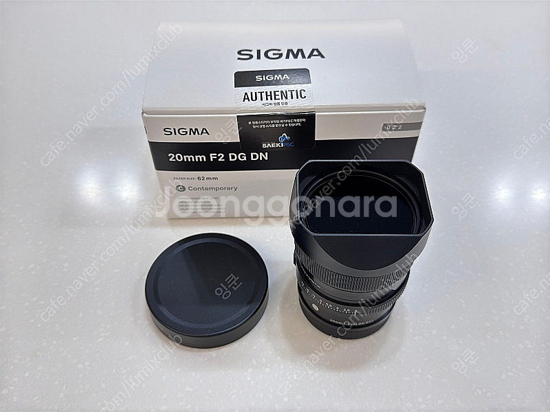 시그마 20mm f2 L마운트 + 하오게 사각후드--0