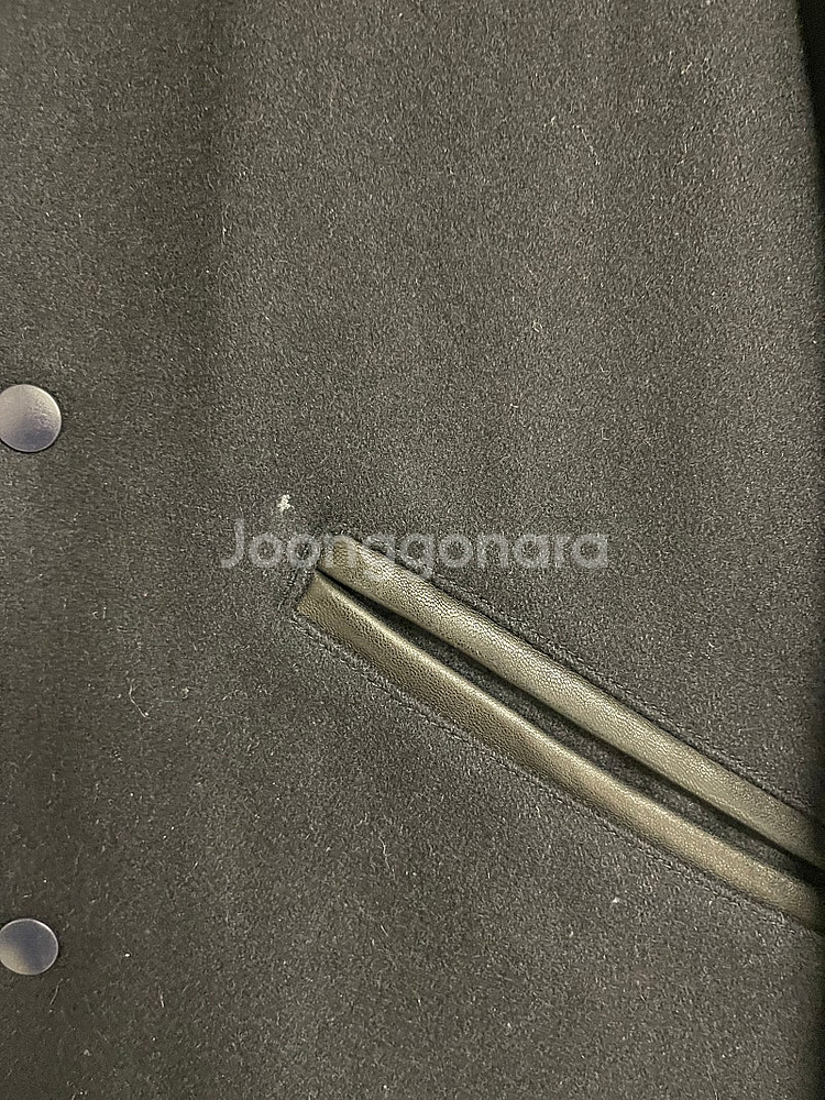라이풀(Liful) 양가죽 소매 울 바시티 스타디움 자...--4