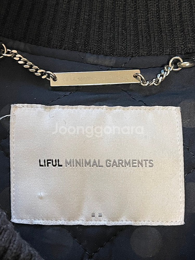 라이풀(Liful) 양가죽 소매 울 바시티 스타디움 자...--6