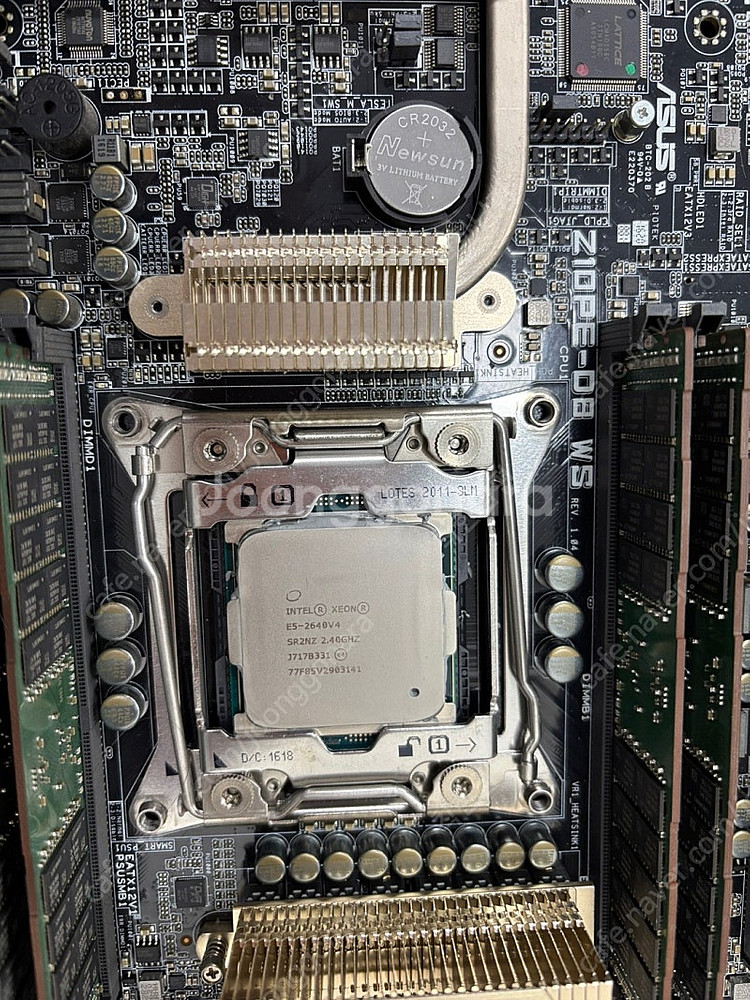 z10pe-d8 셋트 팝니다 (cpu 2ea, 32g ...--2