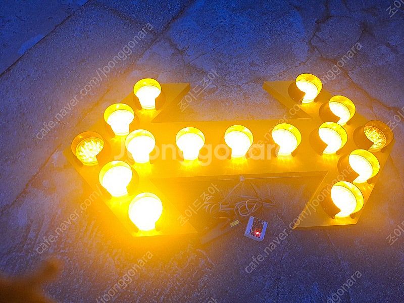 준산업 차량용 싸인보드 화살표 led 1600×80--2