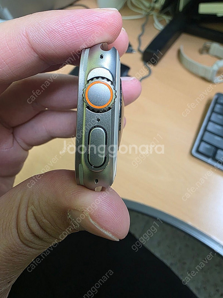 애플워치 울트라2 49mm 셀룰러 내추럴 티타늄 블루--1