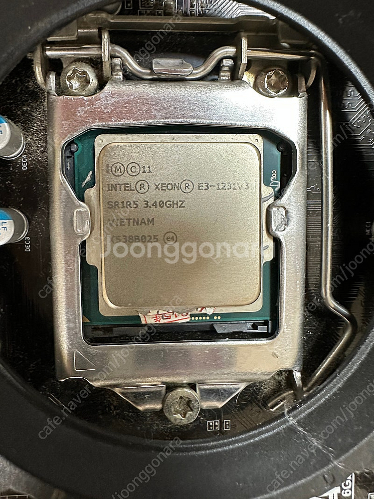 Xeon e3 1231v + MB + Ram--3