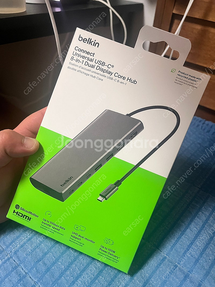 벨킨 8in1 INC015BT 허브 커넥트 팝니다--1