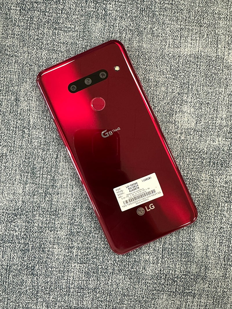 LG G8 128G 레드 무잔상 A급 단말기 11만원 ...--0