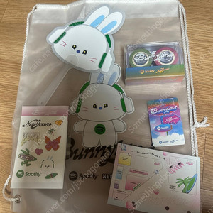 뉴진스 스포티파이 굿즈 팔아요