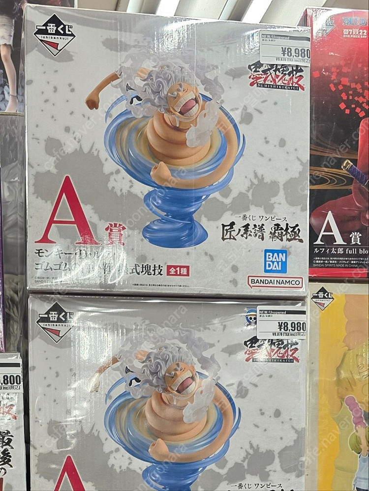원피스 장인의 계보 패극 A상 니카 루피 미개봉 이치방쿠지 제일복권 이미지