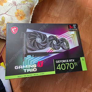 4070ti gaming trio oc 모델 판매합니다.